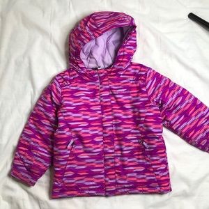 Columbia 4t puffer jacket, stain on sleeve